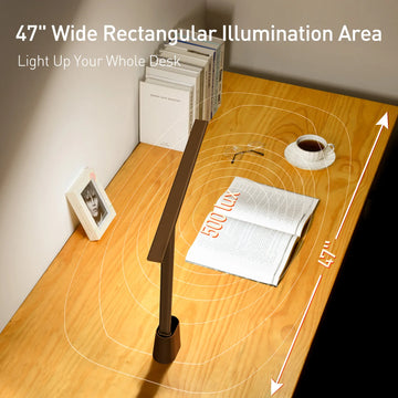 Baseus LED Desk Lamp Eye Protection Study Dimmable Office Light Foldable Table Lamp Smart Adaptive Brightness Bedside Read Lamp Apsilon