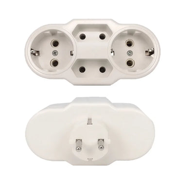 European Type Conversion Plug 1 TO 4 Way EU Germany Standard Power Adapter Socket 16A Travel charging adapter Apsilon
