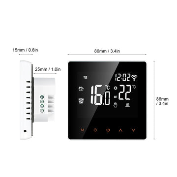 AVATTO WiFi Smart Thermostat Electric Heating Water Gas Boiler Temperature Remote Controller Work with Tuya,Alexa,Google Home Apsilon