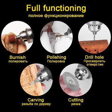 TUNGFULL Dremel Drill Engraving Tool 500W Engraving Drill Electric Drill 220v Mini Drill Tools Variable Speed For Polishing Apsilon