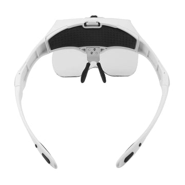 Magnifying Glasses Reading Illuminated Magnifier 1.0X 1.5X 2.0X 2.5X 3.5X 2 Lights Adjustable Head Illuminated Loupe Magnifier Apsilon