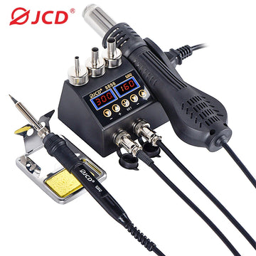 2 in 1 750W Soldering Station LCD Digital display welding rework station for cell-phone BGA SMD PCB IC Repair solder tools 8898 Apsilon