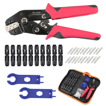 Crimping Pliers Set Terminal Eletrico Wire Clip Connector Electric Wiring Tools Crimper For MC Tool Plier Solar Energy 2546B 4 Apsilon