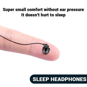 ASMR Earphone Hifi Headset Noise-Cancel Sleeping Earbud Soft Silicone Headset TPE Wire No Ear Pressure Earbuds For Xiaomi Huawei Apsilon