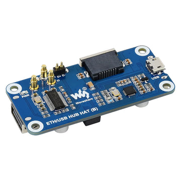 Raspberry Pi Zero 2 W Ethernet / USB HUB HAT (B) for Raspberry Pi Series 1 x RJ45 3 x USB 2.0 Interface for Raspberry Pi Zero Apsilon