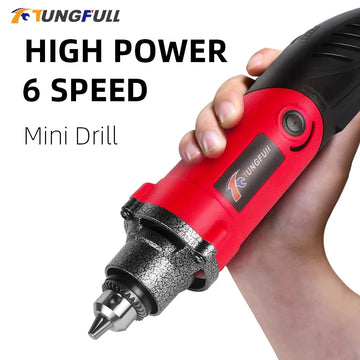 TUNGFULL Dremel Drill Engraving Tool 500W Engraving Drill Electric Drill 220v Mini Drill Tools Variable Speed For Polishing Apsilon