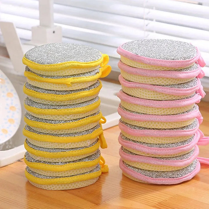 5/10/20Pcs Double Side Dishwashing Sponge Dish Washing Brush Pan Pot Dish Wash Sponges Household Cleaning Kitchen Tools Apsilon