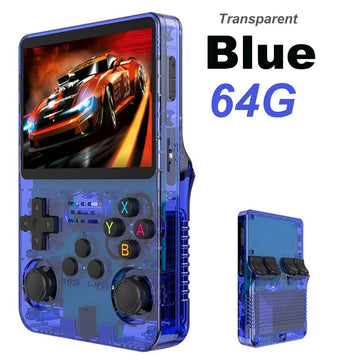 BOYHOM 256G/128G/64G R36S ARKOS 2.0 Retro Handheld Game Console 3.5'' IPS screen,Portable Pocket Game Player for  children gift Apsilon