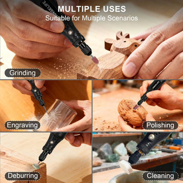 JANGKLIFE USB Cordless Rotary Tool Kit Woodworking Engraving Pen DIY For Jewelry Metal Glass Mini Wireless Drill Apsilon