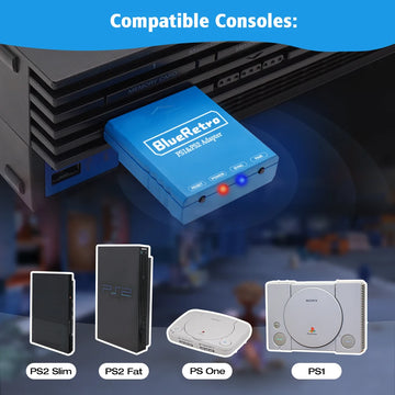 RetroScaler BlueRetro Wireless Game Controllers Adapter For PSX PS1 PS2 to Ipega 9076 PS4 PS5 Nintendo Switch Game Contorller Apsilon
