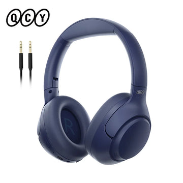 QCY H3 ANC Hi-Res Audio Wireless Bluetooth 5.4 Headphones Over Ear Headset 60Hrs 43dB Hybrid Active Noise Cancellation Earphone Apsilon