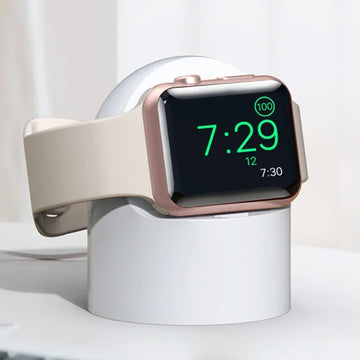 Charger Stand For Apple Watch Series Ultra/8/SE2/7/6/SE/4/3 49mm/45mm/44mm/42mm/41mm/40mm/38mm Durable Silicone Nightstand Mode Apsilon