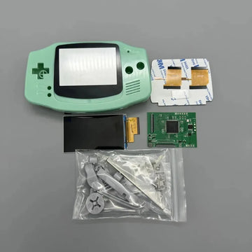 GBA IPS LCD no cut shell required easy to install 2.9 "IPS high brightness LCD and shell kit for Gameboy advance GBA Apsilon