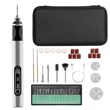 JANGKLIFE USB Cordless Rotary Tool Kit Woodworking Engraving Pen DIY For Jewelry Metal Glass Mini Wireless Drill Apsilon