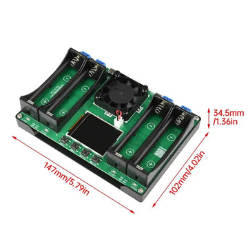8 Channel 18650 Battery Capacity and Internal Resistance Tester Automatic Charge-Discharge Module Electronic Load Tester Apsilon