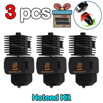 For Brass Hardened Steel Nozzle 3D Printer Hotend Kit For Bambu Lab A1/A1 Mini 0.2/0.4/0.6/0.8MM Silicone Brush Assembly Apsilon