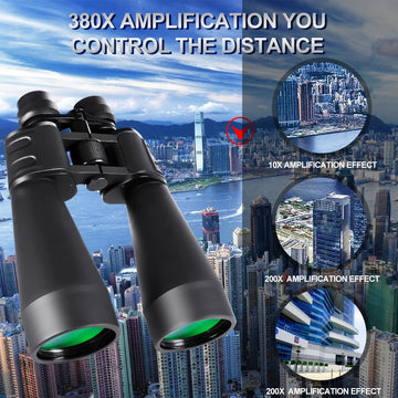 10-380x100 Powerful Binoculars Long Range Telescope Zoom HD BAK4 High Magnification Professional Monocular for Hunting Tourism Apsilon