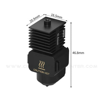 A1/A1 Mini Upgrade Hotend Kit Hardened Steel Replaceable Nozzle 0.2/0.4/0.6/0.8mm High Speed Wear Resistant Hot End Assembly For Bamboo Lab A1/A1 Mini/A2L 3D Printer Parts Apsilon