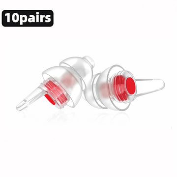 HUAK High Fidelity Silicone Ear Plugs for Noise Cancelling Washable Reusable Musicians Motorcycles Sleeping Work, Study, Swim Apsilon