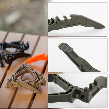 Portable Gas Canister Stand Universal Tripod Folding Frame Outdoor Camping Gas Tank Stove Base Holder Camping Supplies Apsilon