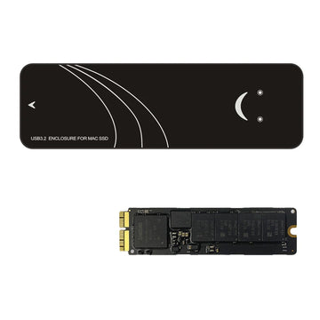 For Macbook SSD Enclosure NVMe M2 SSD Case For Apple Macbook Air Pro Retina 2013 2014 2015 2016 2017 USB 3.2 to MAC M.2 Box Apsilon
