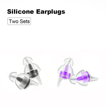 HUAK High Fidelity Silicone Ear Plugs for Noise Cancelling Washable Reusable Musicians Motorcycles Sleeping Work, Study, Swim Apsilon