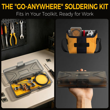 Toolour Magnetic Adjustable PCB Holder Helping Hands Soldering Tool with 7X HD Magnifying Glass Electronic Repair Solder Tools Apsilon