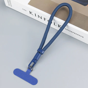 Universal Adjustable Mobile Phone Lanyard Short Wrist Strap with Self-locking Anti-drop Design Durable Polyester Phone Strap Apsilon