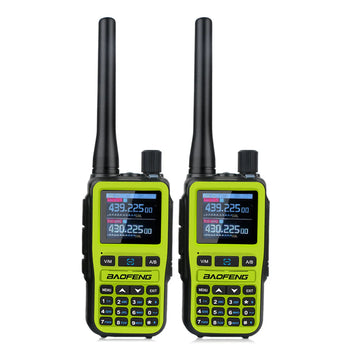2PCS/Pack Baofeng UV-5R Mini Dual Band Dual PTT Walkie Talkie 5RMINI Air Band Rx 5W Compact  VOX FM Amateur Radio Type-C Charge Apsilon