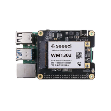 WM1302 Raspberry Pi Hat, Add-on board for WM1302 LoRaWAN Module, Based on LoRa Concentrator Semtech SX1302 Apsilon