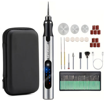 JANGKLIFE USB Cordless Rotary Tool Kit Woodworking Engraving Pen DIY For Jewelry Metal Glass Mini Wireless Drill Apsilon