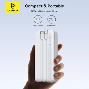 Baseus Power Bank 20000mAh PD 22.5W Fast Charging Phone External Battery Powerbank Charger for Xiaomi Poco iPhone Samsung iPad Apsilon