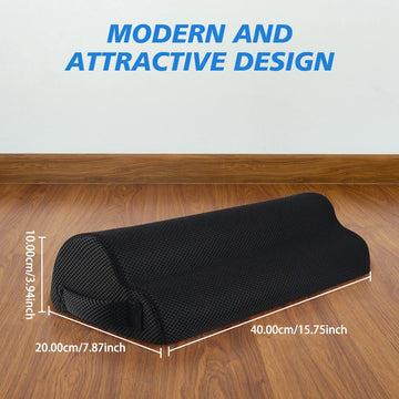 Memory Foam Office Foot Stool & Under Desk Footrest Leg Elevation Pillow for Gaming & Home Office Apsilon