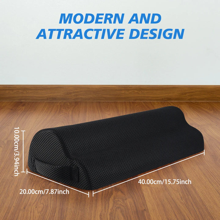 Memory Foam Office Foot Stool & Under Desk Footrest Leg Elevation Pillow for Gaming & Home Office Apsilon