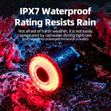 ROCKBROS Smart Bike Tail Light Bicycle Rear Lights IPX6 Waterproof Bike Lights for Night Riding with Type C Rechargeable Apsilon