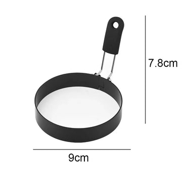 Anti-scald Egg Fried Ring Professional Stainless Steel Nonstick Round Pancake Mold Cooking Egg Mould Breakfast Sandwich Tools Apsilon