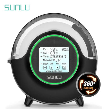 SUNLU S2 Dryer Box With Fan Upgrade 3D Filament Dry Box 82mm MAX70℃ 360° Heating Humidity Display LED Touch Screen Time Setting Apsilon