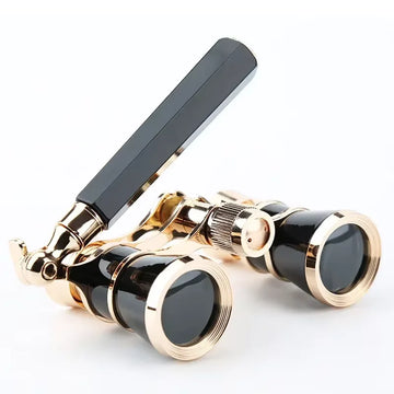 Opera Glasses Binoculars Metal Body With Chain/handle Theater Telescope Women Girls Optical Design Gift Retro Binoculars Apsilon