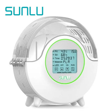 SUNLU S2 3D Printer Filament Dryer Box 70℃ with Humidity Display 4.6" LCD for PLA ABS PA PC 1.75-3.0mm From US/EU/UK/AU Apsilon