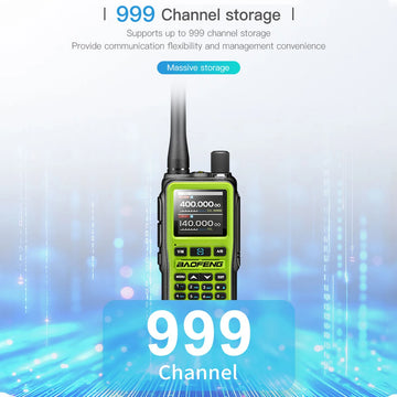 BAOFENG UV-5R Mini Walkie Talkie Multi Band Bluetooth Programming Wireless Copy Frequency 999CH Type-C Long Range Two Way Radio Apsilon