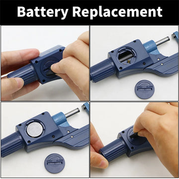 SHAHE 0.001mm Electronic Outside Micrometer 0-25mm Digital Micrometer Electronic Digital Caliper Gauge Apsilon