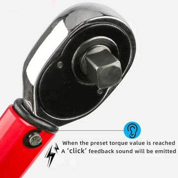 10-210N.m Torque Wrench 1/2"  Precise Reversible Ratchet Torques Key Professional Bicycle Motorcycle Car Automotive Tool Apsilon