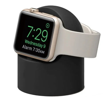 Charger Stand For Apple Watch Series Ultra/8/SE2/7/6/SE/4/3 49mm/45mm/44mm/42mm/41mm/40mm/38mm Durable Silicone Nightstand Mode Apsilon