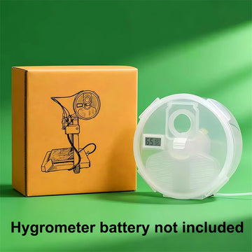 Airtight Wall Hanging 3D Filament Dry Box Humidity Temperature Meter Equipped Smooth Feeding 1KG Filament Drying Storage Holder Apsilon