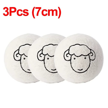 Clothes Wool Dryer Balls Laundry Tumble Dryer Balls Dryer Balls Laundry Softener Reusable Home Washing Machine Accessories Apsilon