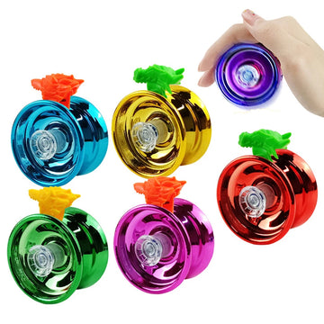 Children Beginners Professional Aluminum Metal Yoyo Ball, Competitive Yoyoball, Adult Kids Yoyoyoball with Accessories Apsilon