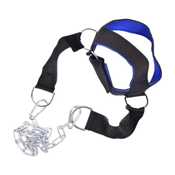Head Neck Iron ChainTraining Harness Exercise Cervical Spine Strap Adjustable Power Gym Fitness Weight Bearing Cap Socket Device Apsilon
