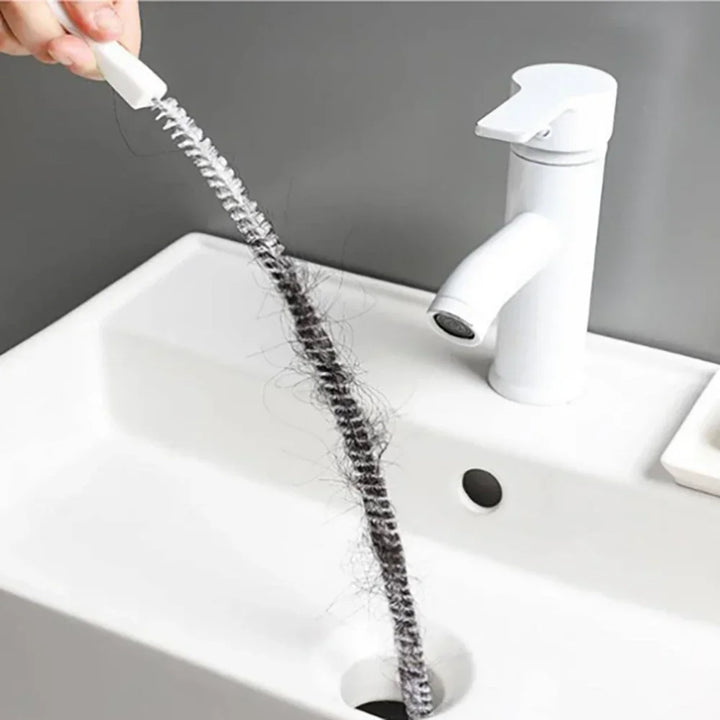 1pc Sink Drain Cleaning Brush, Drain Clog Remover, Bendable Sink Overflow Sewer Drain Brush For Bathroom Kitchen Apsilon