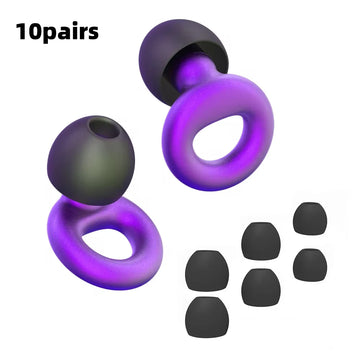 Silicone Earplugs for Swimming Sleep Noise Cancel Noise Reduction-Soundproof Reduce Disturbances -Quality loop Earplugs Apsilon