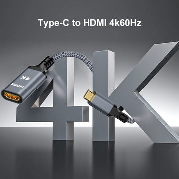USB C to HDMI-Compatible Cable 8K 4K Type C to HDMI 2.1 Thunderbolt 3 4 to 8K60Hz 4K120Hz for iphone 15 MacBook Galaxy Pixelbook Apsilon